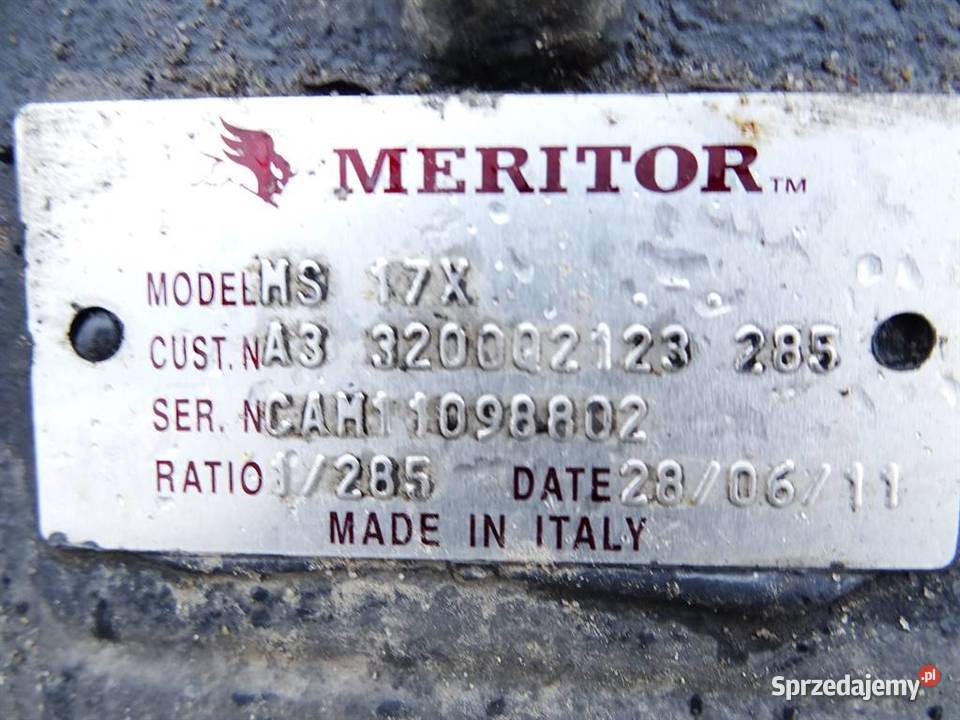 MOST TYŁ DYFER IVECO STRALIS I 133729F11 103 450 Mosty