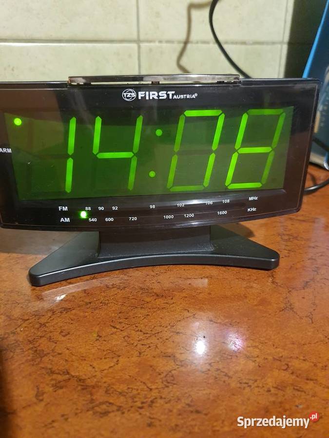 Zegar z radiem FIRST i drugi TIMEPOLL sprawne łódzkie Łódź