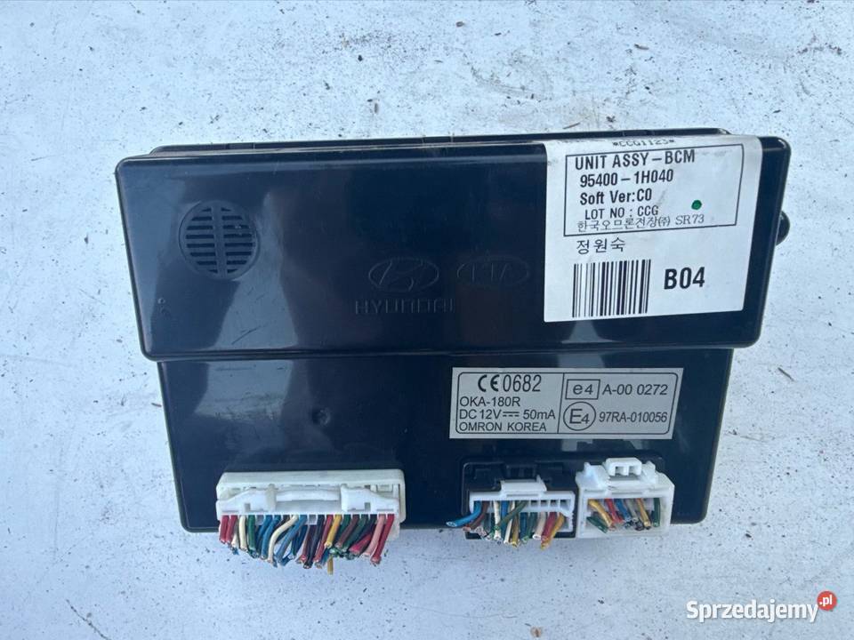 moduł bcm UNIT ASSYBCM 954001H040 Kia Ceed I osobowe Ostrów Wielkopolski