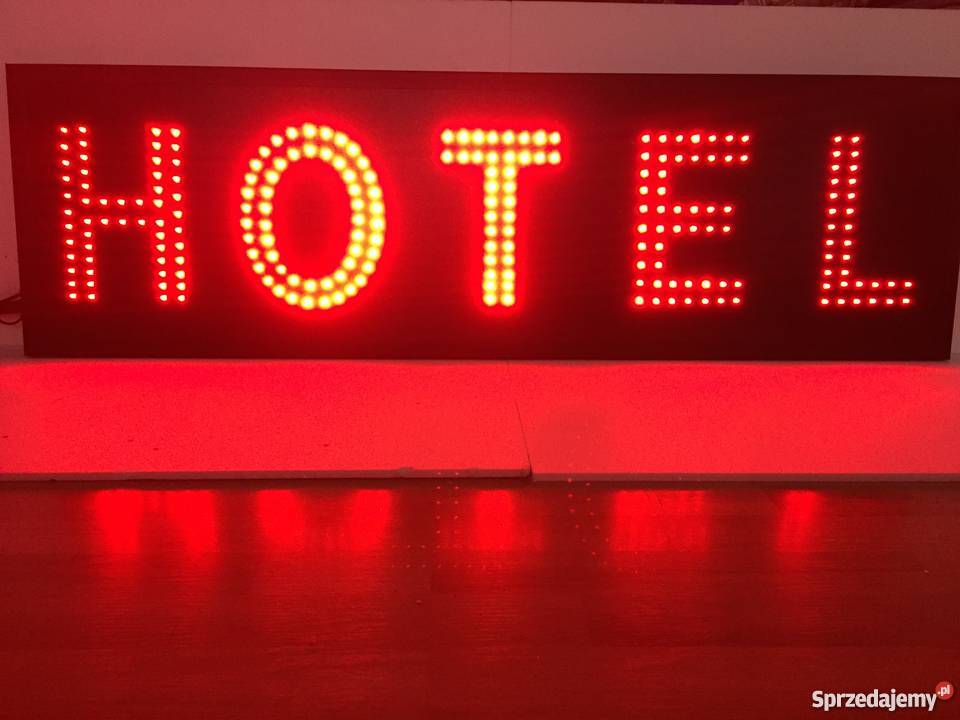 Reklama diodowa HOTEL 135x40 zewnętrzna Pomiechówek
