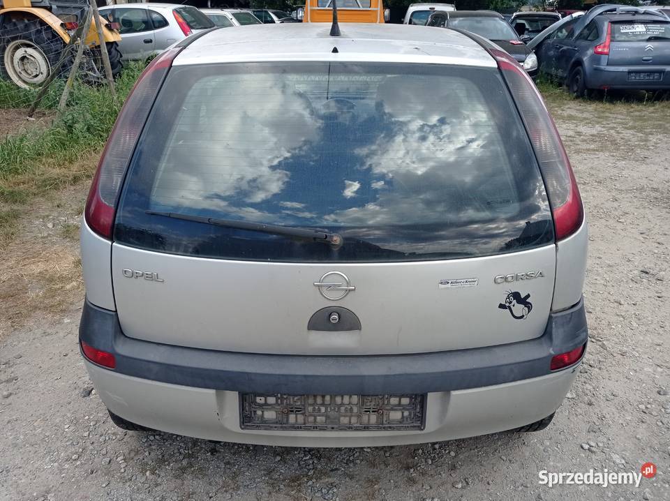 Opel Corsa C 10 43 kW 2002 r dawca części Szklarka Myślniewska sprzedam