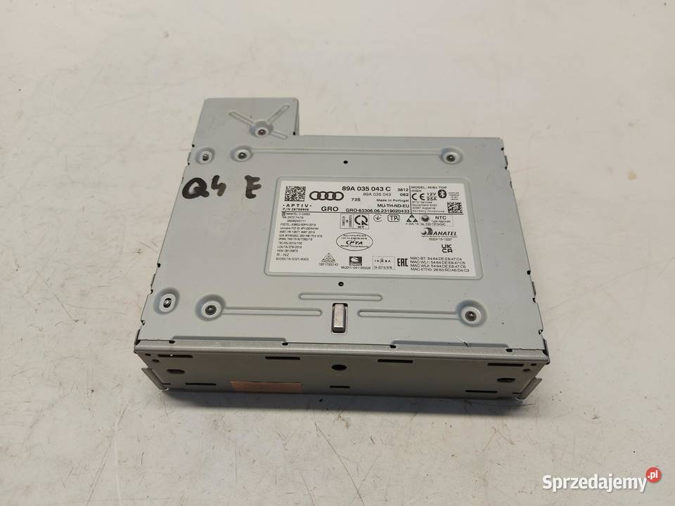 Audi Q4 ETRON 89A 89E MODUŁ STERUJĄCY 89A035043C