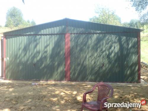 Garaż Blaszany 6x6 Garaże Blaszane Dwuspadowy Nieruchomości Alwernia sprzedam