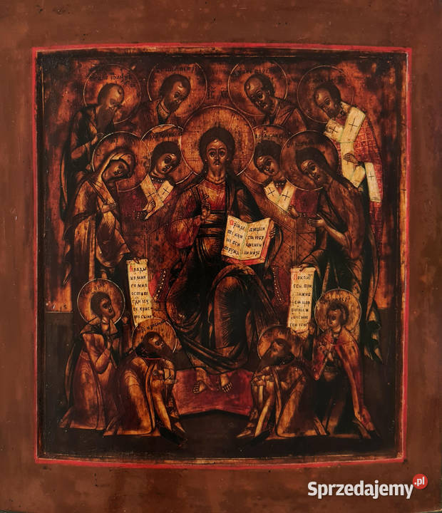 Ikona Deesis I poł XIX wieku 0078 Warszawa