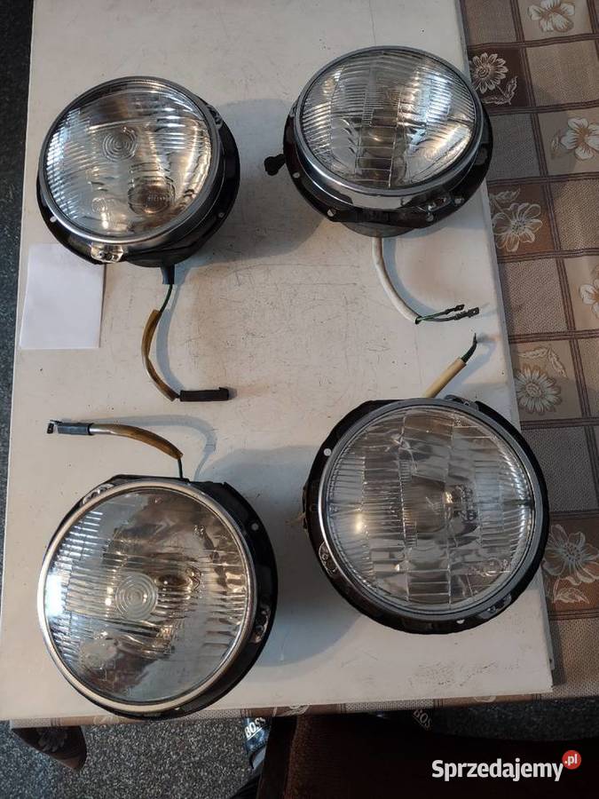 FIAT 125P LAMPY PRZÓD ZELMOT ORYGINAŁ KOMPLET Lublin