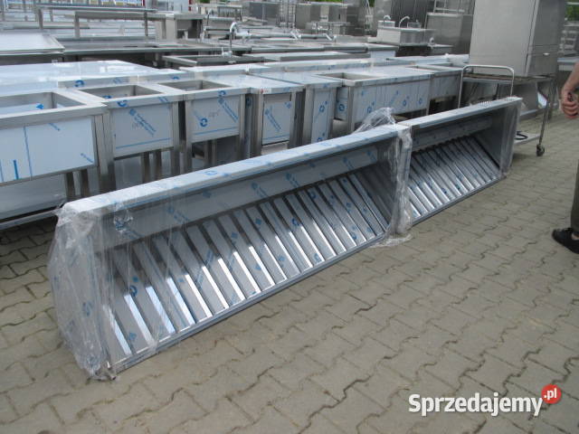 OKAP GASTRONOMICZNY TRAPEZOWY Z FILTRAMI 4007040 Gastronomia Ostrów Wielkopolski