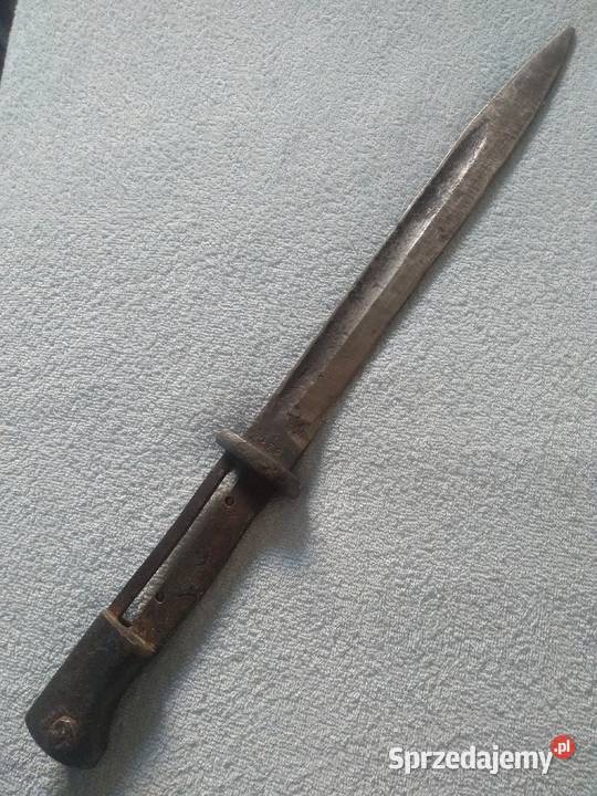 Bagnet Mauser z czasów wojny 1943 r sygnatura Militaria mazowieckie Warszawa