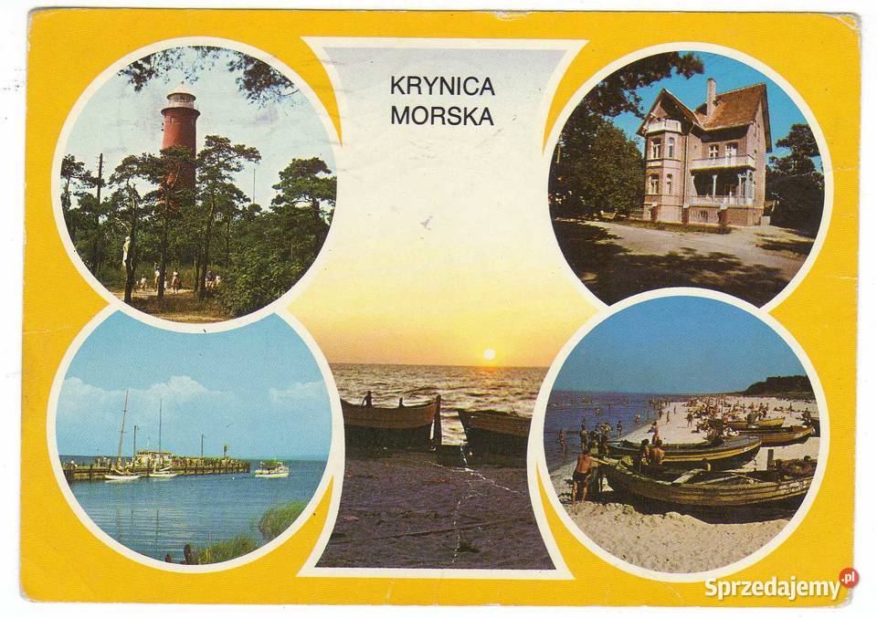 KRYNICA MORSKA POCZTÓWKA WIELOWIDOKOWA 3 świętokrzyskie Krynki