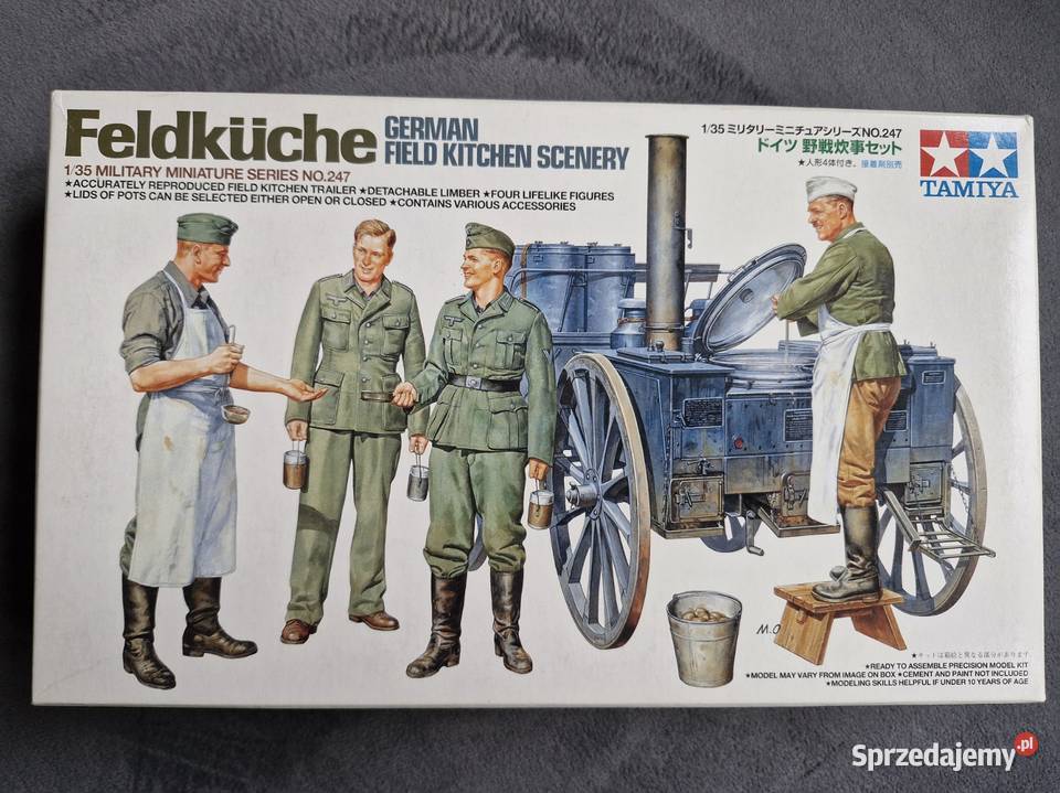 Tamiya 35247 German Field Kitchen Scenery 135 Malarstwo Bielsko-Biała