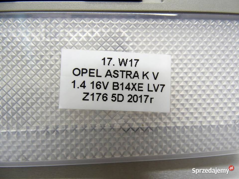 LAMPA OŚWIETLENIE KABINY PODSUFITKI OPEL ASTRA V