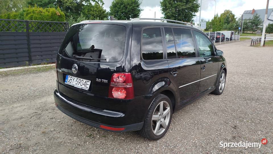 Vw Touran 20 TDI BMM bogate wyposażenie wspomaganie kierownicy Bytów