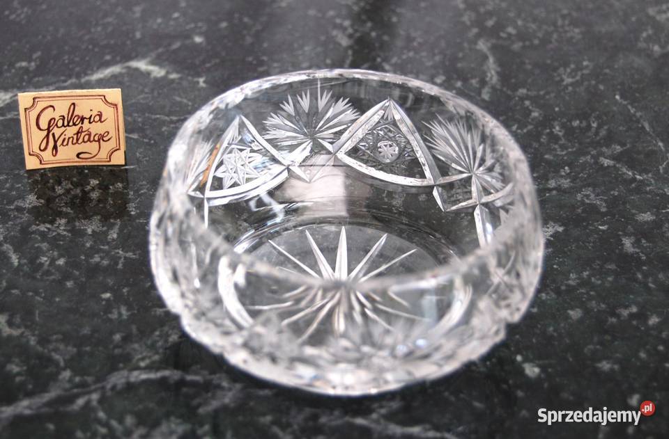 Kryształowa miska miseczka salaterka kryształ przezroczysty Lublin sprzedam