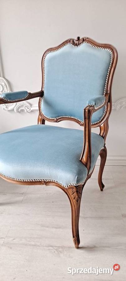 Stylowt fotel krzesło Ludwik Ludwikowskie Szczecin