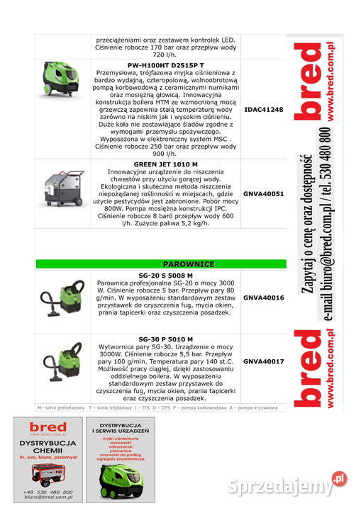 Myjka IPC Portotecnica 190bar 900lh 400V Bytów