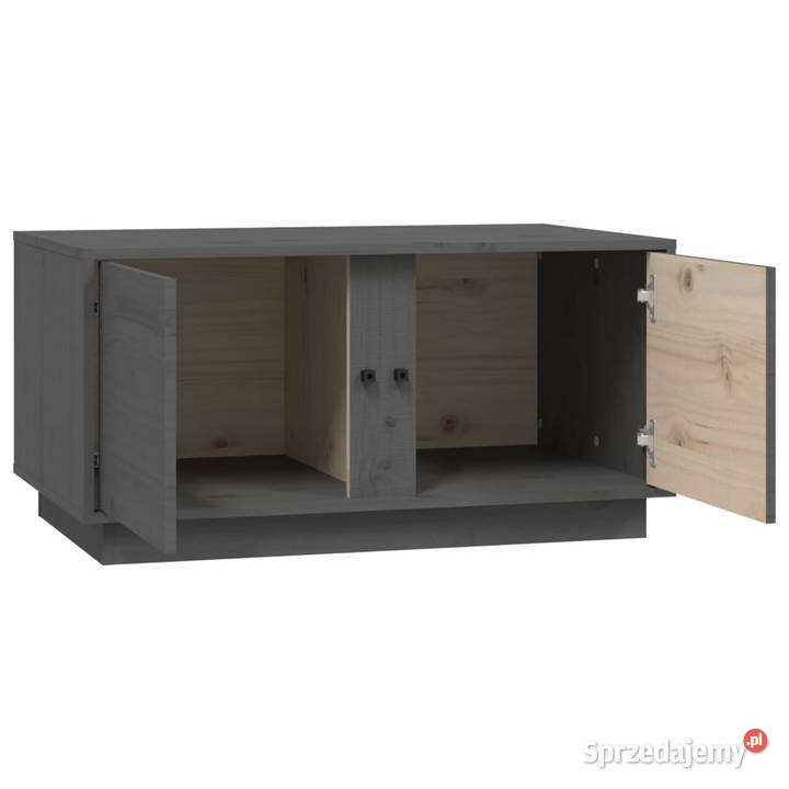 Stolik kawowy szary 80x50x40 lite drewno sosnowe Warszawa sprzedam