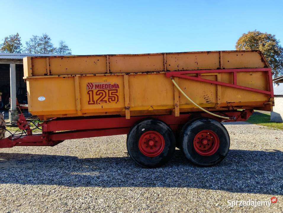 Przyczepa skorupowa 125 tony MIEDEMA Liwki Szlacheckie sprzedam