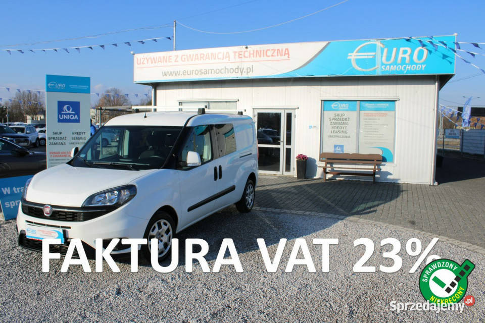 Fiat Doblo Dynamic L2 105HP Fvat HAK SalonPL Warszawa