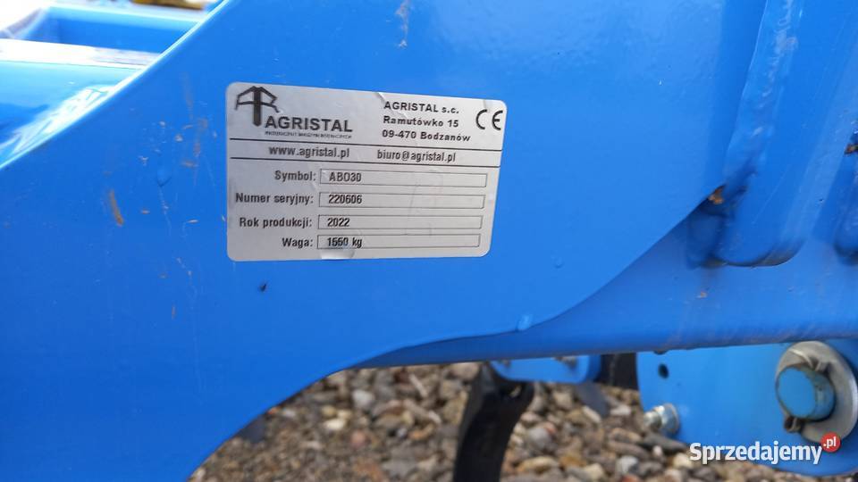 Agregat bezorkowy 3m wał rurowy Agristal Radymno