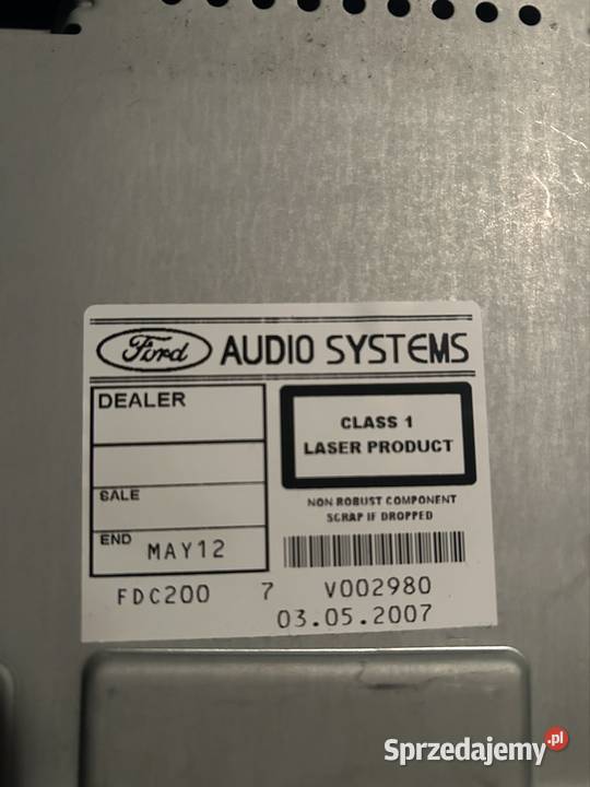 Radio ford 6000 CD Części samochodowe Czerniejów