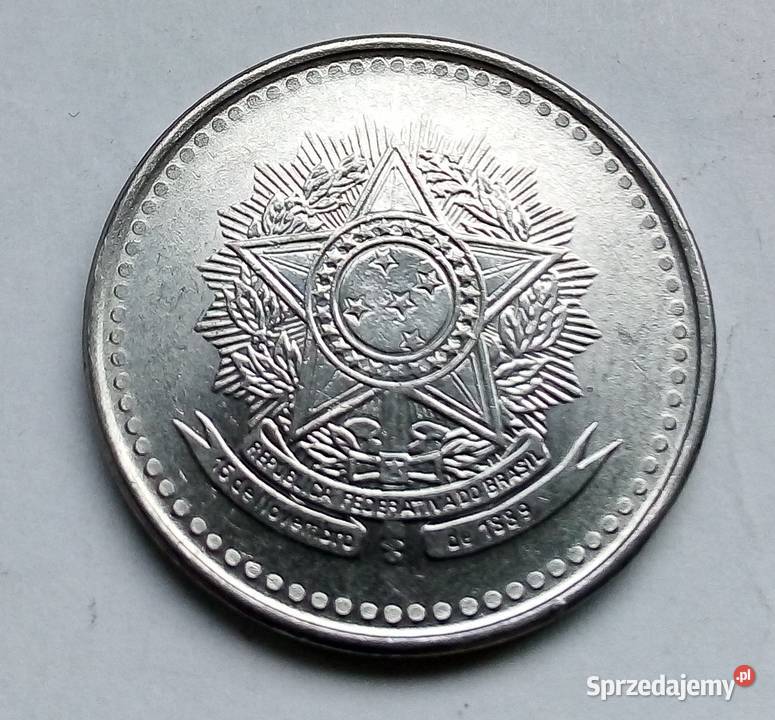 BRAZYLIA1 CRUZADO1986 r HERB Legionowo
