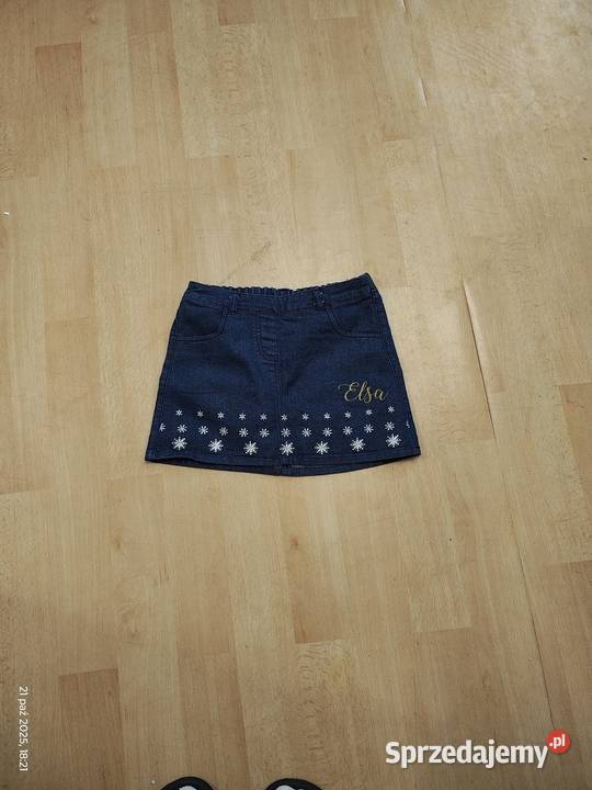Spodnica spódniczka ala jeans Disney Elsa płatki Szczecin