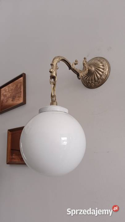 Stare mosiężne kinkiety Włocławek