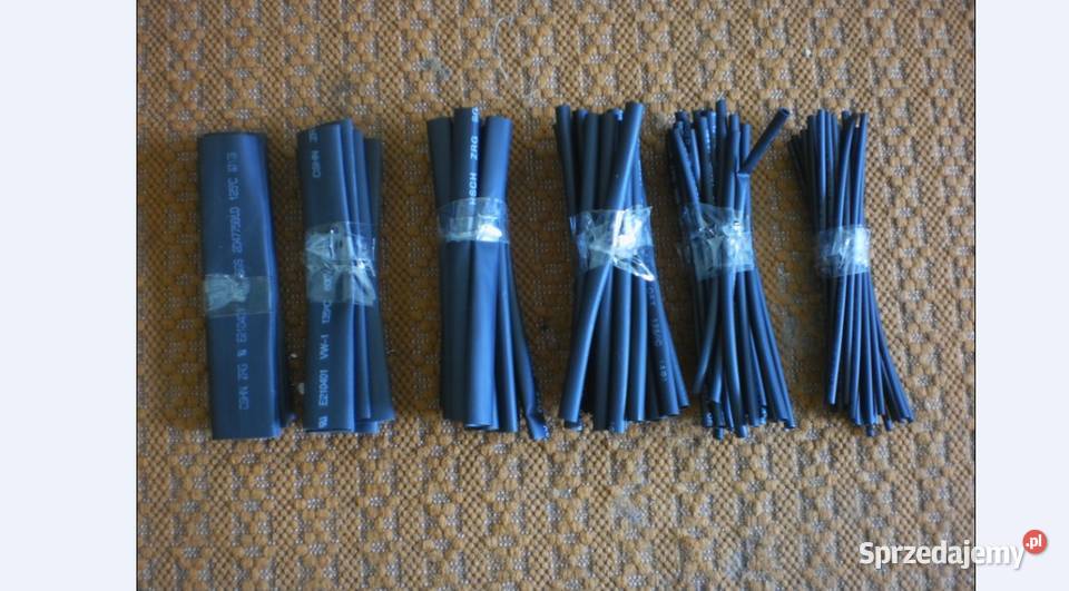 Rurki KOSZULKI termokurczliwe ZESTAW 6 rozmiarów małopolskie Olkusz
