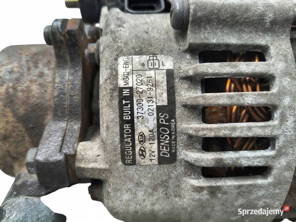 ALTERNATOR Kia Carens Sportage Tucson 20 CRDi Układ elektryczny silnika lubelskie Chełm