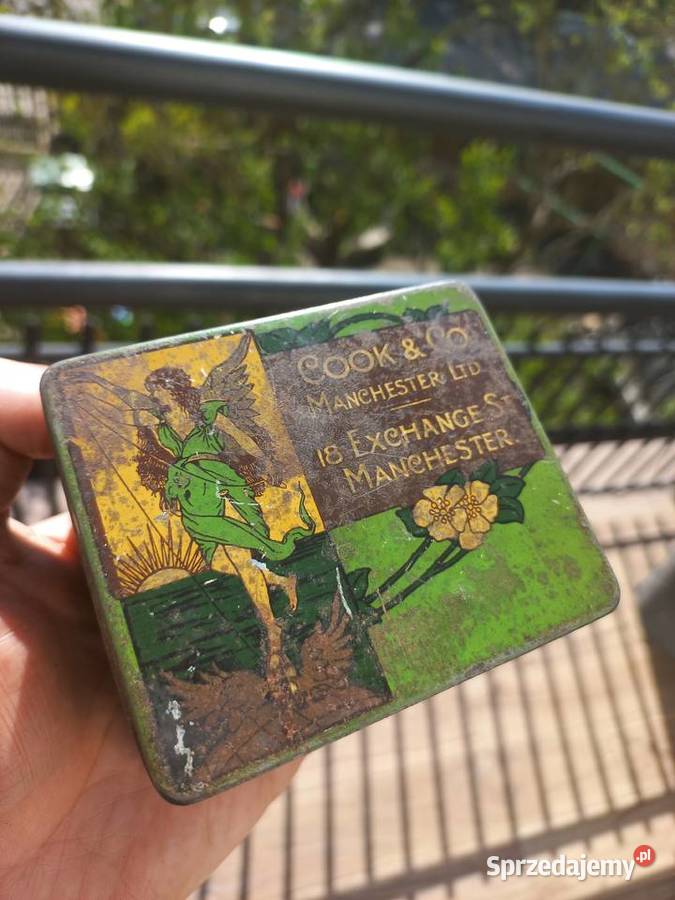 Stare metalowe pudełko cook co Manchester LTD mazowieckie Piastów