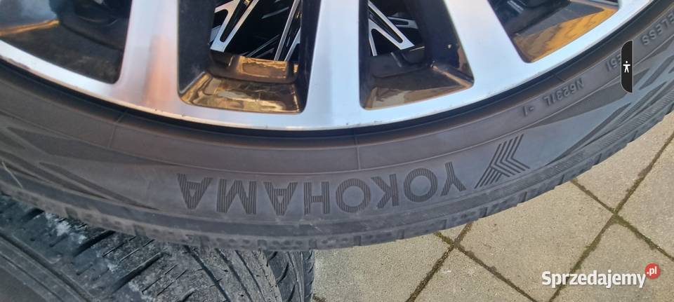 Alufelgi 19 cal 5x112 opony letnie Yokhama Samochodowe Trzebiatów