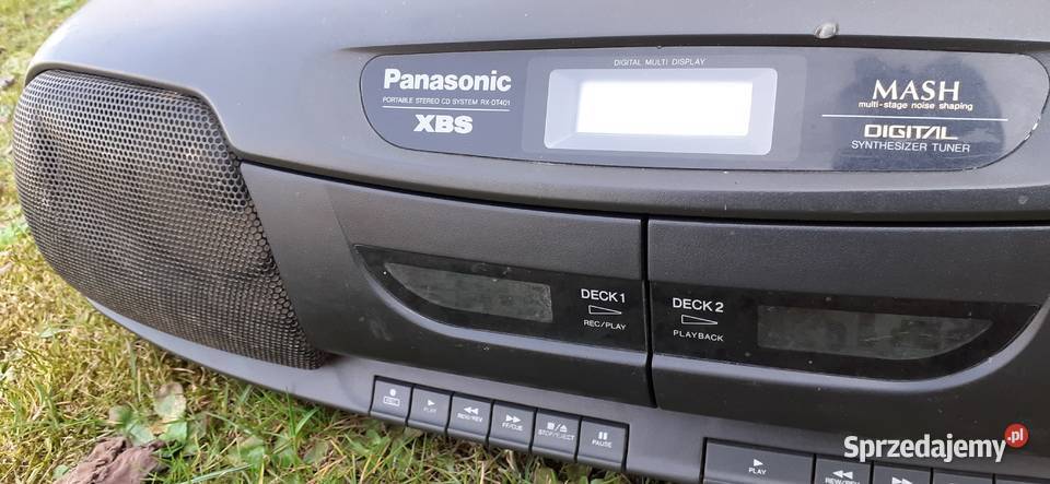 Radiomagnetofon Panasonic RX DT401 radio CD kujawsko-pomorskie Tuszkowo