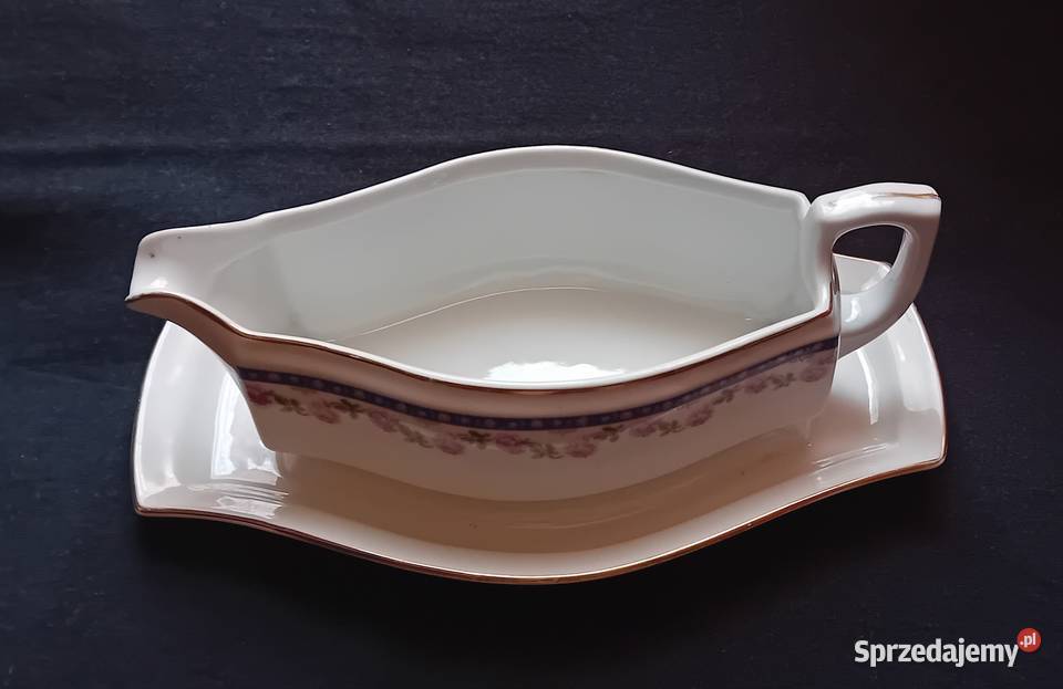 Sosjerka Ćmielów fason Lwów Dekor 64 Porcelana i szkło