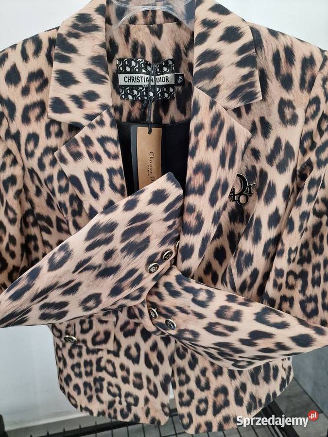 Marynarka Żakiet Christian dior 36 Panterka Żywiec sprzedam