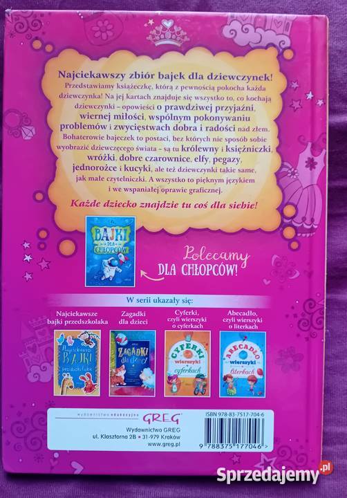 Małgorzata Białek Bajki dziewczynek Greg 2017 r Koźminek