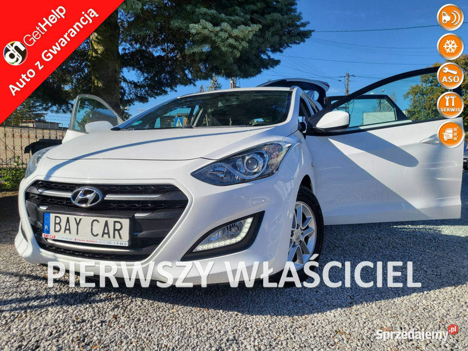 Hyundai i30 16 CRDI 110 Serwis ASO TUV Do Końca wielofunkcyjna kierownica Pabianice
