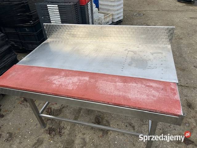 Stół roboczy ze stali nierdzewnej z płytą Głogówko sprzedam