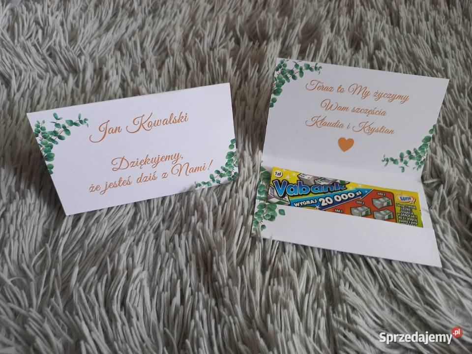 Kieszonki na zdrapki Koszalin