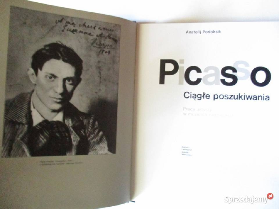 Picasso ciągłe poszukiwania APodoksik sztuka Poradniki, albumy i reportaże