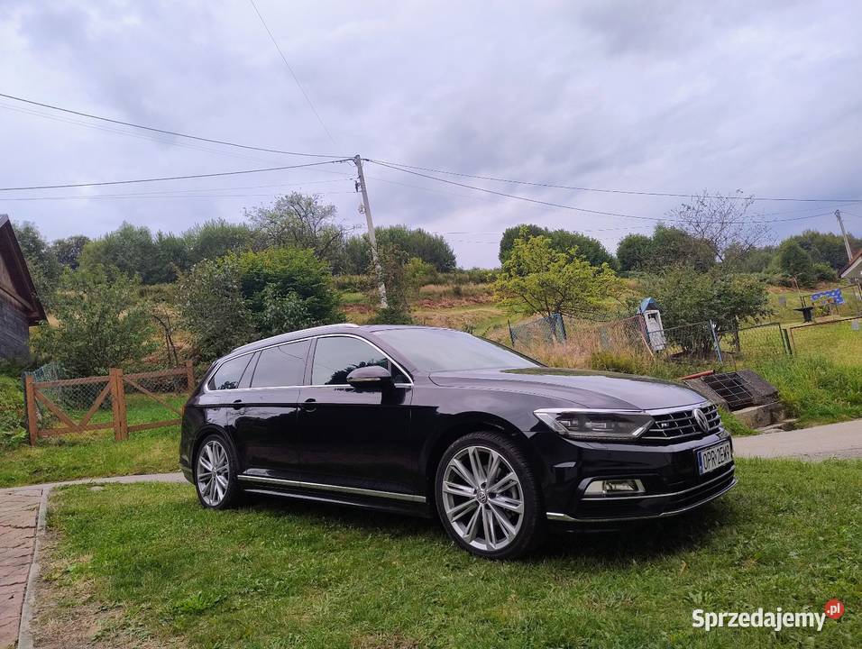 VW Passat B8 R Line 20 TDI DSG Idealny bez przyciemniane szyby opolskie Głogówek