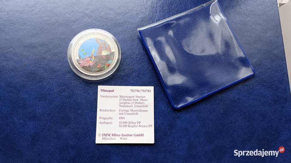 Stare monety 1 dolar 1994 Palau stan menniczy Lesko sprzedam