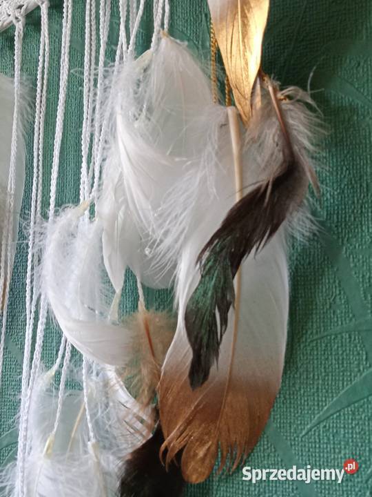 BIAŁO ZŁOTY ŁAPACZ SNÓW