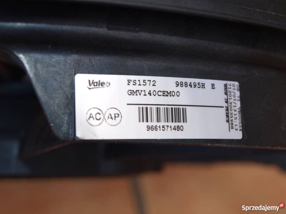 Peugeot 407 wentylator chłodnicy 2004 2011r wielkopolskie Kalisz