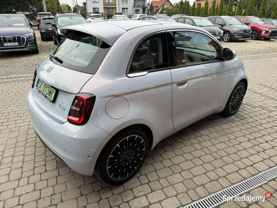 Fiat 500e La Prima Krajowy 1Właściciel Vat23 śląskie Orzech
