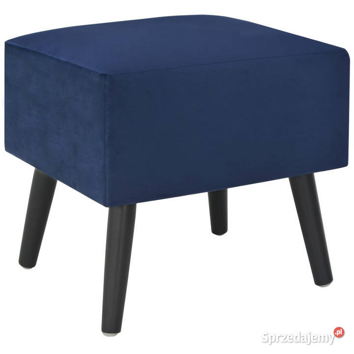 Szafka nocna niebieska 40x35x40 aksamitna Warszawa