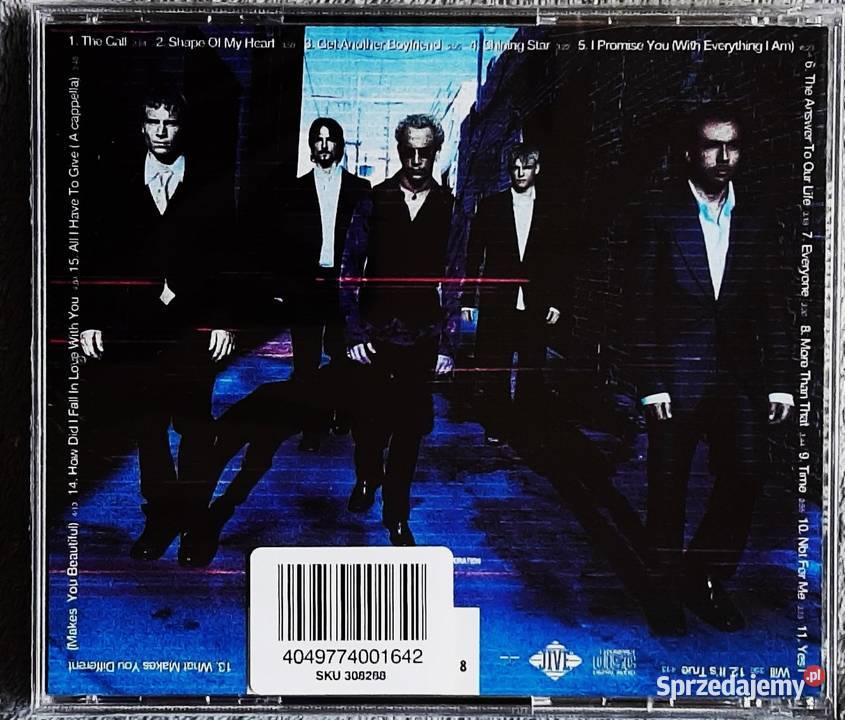 Album CD Zespołu BACK STREET BOYS Album Black 1 płyta Katowice sprzedam