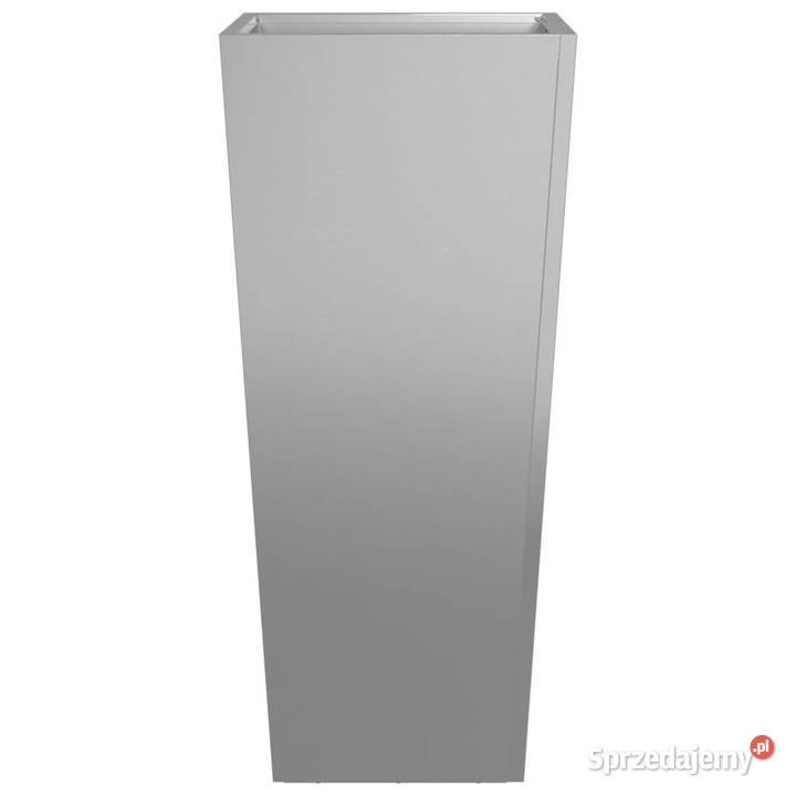Donica ogrodowa 35x35x75 stal galwanizowana