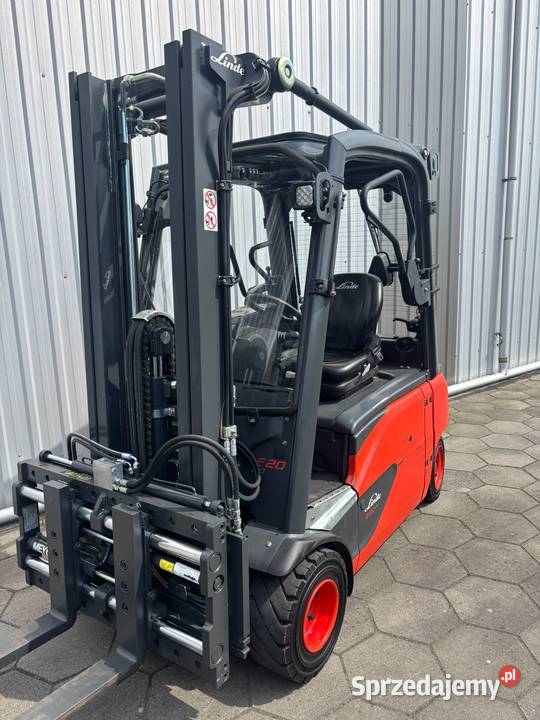 Wózek widłowy LINDE E20 2000 kg x 500 mm Elektryk triplex 4600 mm super ! Ostrów Wielkopolski