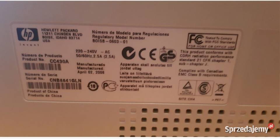 drukarka HP Color LaserJet 1312 MFP HP dolnośląskie Lwówek Śląski