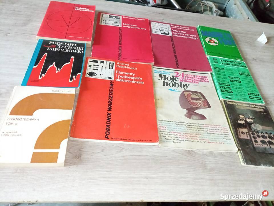 Książki elektronika naprawa magnetofon podkarpackie Stalowa Wola
