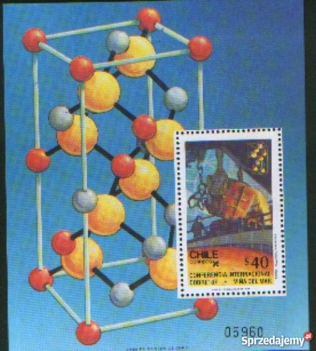 Zn Chile Mi 1212 1987 w bloku Gliwice